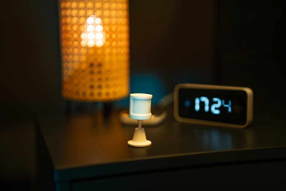 Air quality sensor mounted near where a pet lives, helping measure accurate indoor readings